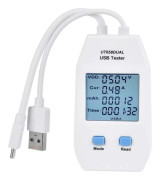 USB-testare, LCD USB-testare detektor voltmeter amperemeter digital kapacitetstestare (UT658 Dual)