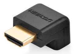 Ugreen 20109, HDMI, HDMI, hane, hona, svart, guld