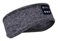 Trådlösa Hörlurar Pannband för Sömn, Bluetooth Sömnhörlurar för Sidosovare, Mjuk och Ögonmask för Sömn, Idealisk för Resor, Löpning