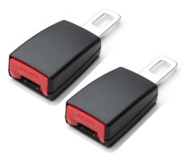 Säkerhetsbältesförlängare 2-pack 12 cm Universal Bil Säkerhetsbältesadapter Förlängningsklämma för de flesta fordonsmodeller{ROG}