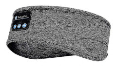 Trådlöst Bluetooth Elastiskt Pannband Bekväm Sovmask Hörlurar Headset För Musik Fitness Sport