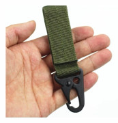 Taktiska Molle Clips T-Mount Molle Webbing Nyckelhållare, 2-pack Taktisk Clash Hook Karbinhake för att hänga nycklar eller handskar