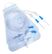 ™ MovNFlo Super Ekonomisk Tarmsköljningspåse (2 Quart) - 2 st - BPA- och Latexfri - Vikbar och Kompakt - Resevänlig för Fleet Enema Anal Douche