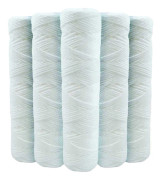 5-pack 9 3/4 tum anti-sediment vattenfilterpatroner - 20 mikron kompatibel med 10 tums filter_MGF{bt}