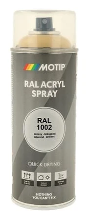 Motip Ral 1002 high gloss sand yellow