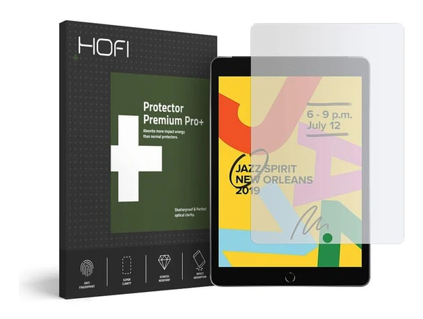 Hofi Härdat Glas Skärmskydd Pro + iPad 10.2 2019/2020