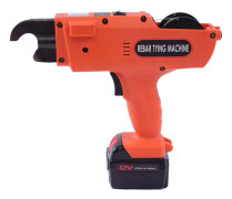 Elektrisk armeringsbindare - Handhållen automatisk bindpistol - Bärbar - För 6–25 mm armering - Orange