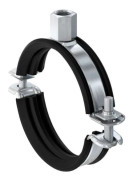 Fischer 544908, Rörklammer, EPDM, Styrenbutadien (SBR), Zink stål, 5 styck