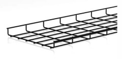 Csslr Plus Nätbricka, höjd 35 mm, bredd 300 mm, längd 3000 mm tråd Ø4,0 mm Svart BK8 Zink, utan monteringsfästen - (3 meter)