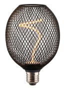 LED-glödlampa - Edison - E27-sockel - Rökigt glas - Variabel ljusstyrka rök, mycket varm vit
