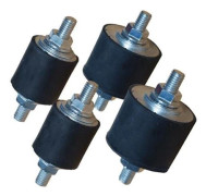Vibrationsdämpare för montering mellan utedel och stativ (set á 4 st) CL50 / CL60, galvaniserad