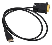 Guldpläterad DVI till HDMI-adapterkabel för HDTV HD - 1M