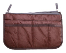 Multi Colors Bag In Bag Makeup Handväska Organizer Infoga handväska Multifunktionell kosmetisk resväska choklad