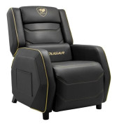Gamingstol - Cougar Gaming - RANGER S ROYAL - Svart och Guld - PVC-läder - Ergonomisk