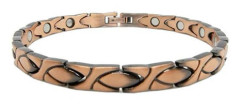 Magnetarmband - EURO TRADE PLUS - Ren koppar 99,9% - Bredd 6 mm - Justerbar storlek 21 cm