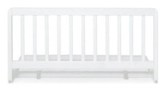 GEUTHER Sweet Dream 140 cm fällbar sängskena i solid bok - vit färg
