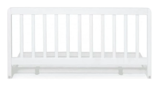 GEUTHER Sweet Dream 140 cm fällbar sängskena i solid bok - vit färg