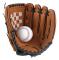 ING Basebollhandske - Softbollhandske - 12,5 tum - Vänster hand - Brun