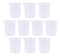 10 st silikonmätkopp 100 ml för harts, DIY-limverktyg, handgjort hantverk