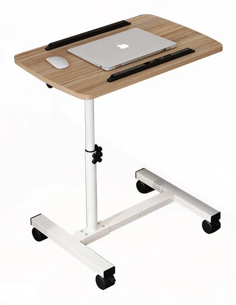Höj- och sänkbart laptopbord med hjul