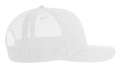 Atlantis Headwear Unisex Vuxen Sonic-S 6-panels strukturerad Trucker White One Size
