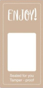 MetoSecure förslutningsetiketter Enjoy! 50x100mm