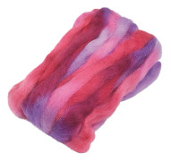 Kardad Ull 25g - Space Dyed Wool - Purple Pink