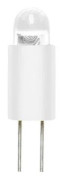 Barthelme 70117115 LED-signallampa vit BiPin 3,17 mm 6 V/DC