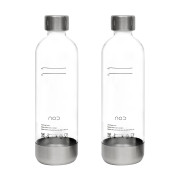 NOD Flaskor till Kolsyremaskin Rostfritt stål, 2-pack