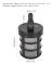 5 Pcs Stainless Steel Water Pump Filters Double Layer Garden Water Pump Strainer