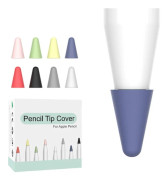 8-pack silikonspetsskydd för pennor, repskyddande ersättningsspetsar och skyddshylsor för smidig skrivning, kompatibla med Apple Pencil 1:a/2:a generationen