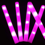 LED Glow Sticks Luminous Foam Sticks Cheer Tube Dark Light Birthday Pink Pink Pink