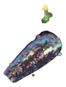 Nagelglitter, Chunky Hexagonflingor, Mångsidig Makeupdekoration,PD086-12(50g)