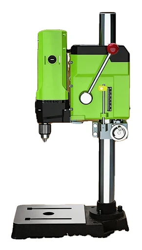 Säulborr, Effektutgång: 1200W, Spänning: 220V, Klämdiameter: 3-16mm, Tomgångshastighet: 0-800 r/min, Maximal spindelrörelse: 60mm