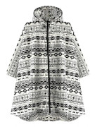 Outdoor Activity - Black and White, Waterproof Ballistic Cape
