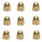 Acnor Sexkantsmutterkåpa - 20 st M4 Kupol Mässing Kupol Sexkantsmuttrar Dekorativt lock för Mässingsbultar Skruvar