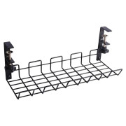 Trådkorg Hylla Under Bord Tråd Förvaringsställ Under Bord Kabelhanteringsbricka Tråd Organizer Trådkabelhållare Korg 1st
