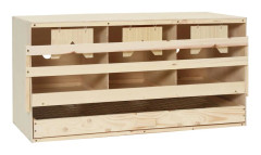 Värprede 3 fack 72x33x38 cm massiv furu