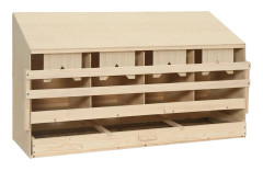 vidaXL Värprede 4 fack 106x40x59 cm massiv furu