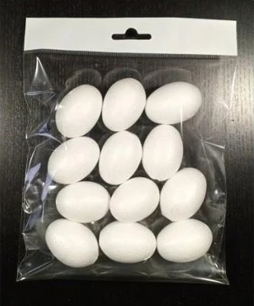 Styrofoam egg 45mm 12pcs