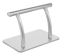 Frisörsalong fotstöd - 201 rostfritt stål - Ergonomisk design - Stabil bas - Halkfri bas - Fristående - Silver