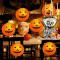 20 st Halloween Pumpa Papperslykta Jack-o-lantern, För Halloweenfest Halloween Present Bröllop Trädgård Sovrumsdekoration (20cm)