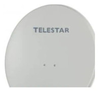 Telestar Digirapid 80, 38 dBi, Grå, Aluminium, 80 cm