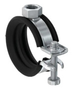 Fischer 562343, Rörklammer, Stål, Svart, 25 - 30 mm, 1,91 cm (0.75"), EPDM, Styrenbutadien (SBR), Zink stål, 0,7 kN