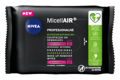 Nivea Micellair Waterproof Expert Cleansing Wipes - 20 Pieces