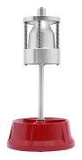 Bilhjul-/däckbalanserare - Bärbar navbalanseringsmaskin - Aluminiumlegering - För nav Ø 2,5–10 cm - Storlek 61×29,2 cm - Röd