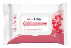 Cleanic Intimate fuktat toalettpapper 1 fp à 40 st