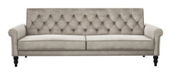 Bäddsoffa utan divan & schäslong Loft24 Tyne Bäddsoffa 3-sits Beige -
