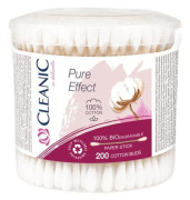 Cleanic Pure Effect sanitary sticks -100% biodegradable 1op.-200pcs (box)