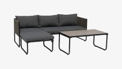 Hillerstorp - Loungegrupp Hamnborg - Grå - Loungemöbler - Från Homeroom